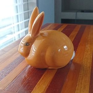 Yes that's a cotton ball coming out of it's bootie. Cotton Rabbit